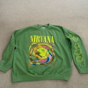 Urban Outfitters Oversized Nirvana sweatshirt